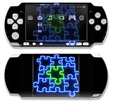 Factory Outlet Neon Puzzle Decorative Protector Skin Decal Sticker for Sony Playstation PSP 1000 Portable System