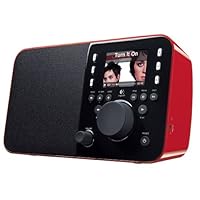 Logitech Squeezebox Radio Music Player with Color Screen (Red)