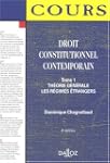 Droit constitutionnel contemporain :...