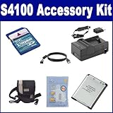 Nikon Coolpix S4100 Digital Camera Accessory Kit includes: ZELCKSG Care & C ....