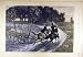1877 Hunting Morning Morris Sketch Riders Hunters Horse