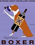 IMAGE OF Appellation Boxer PREMIUM GRADE Rolled CANVAS Art Print Ken Bailey 11x14