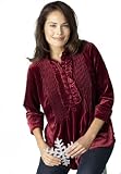 Woman Within Plus Size Velour Tunic With Mini Pleats 51Lu2wpaqkL. SL160 Woman Within Plus Size Velour Tunic With Mini Pleats
