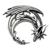 Sterling Silver Moon Dragon By Fantasy Artist Jessica Galbreth