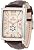 Gevril Men's 5045A Avenue of America Swiss Handcrafted Rose-Gold Sub-Second Leather Watch from Gevril