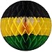 7-piece Complete Jamaican Honeycomb Party Decoration Set (Black/Yellow/Green)