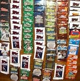 50 Original Unopened Packs of New & Vintage Baseball Cards (1986-2010) PLUS Pack 100 Soft Sleeves