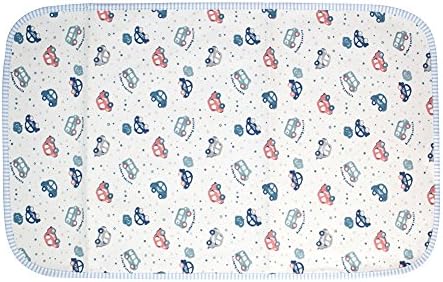 Fashion Story Baby Infant Waterproof Reusable Urinal Pad Cover/Mat/Mattress Pad (M, Car)
