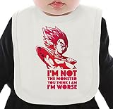 I'M NOT THE MONSTER ネクタイを有する有機ビブ Medium