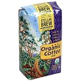 The Organic Coffee Co Stellar Brew Whole Bean 12 Ounce Bags  Pack of 3 