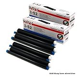 4x OBV Inkfilm ersetzt Panasonic KX-FA52X kompatibel, je 105 Seiten, für Panasonic Faxgeräte KX-FC 255 / 226 / 255 / 265 / 266 / 275 / KX-FP 205 / 215