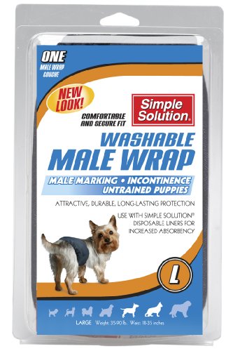 Simple Solution Washable Male Wrap, Large