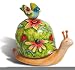 Field Of Flowers Snail Statuary