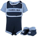 Nike North Carolina Tar Heels Infant Navy Blue Three Piece Gift Set