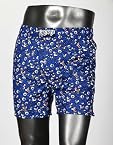 PROBASE CASUAL PRINT BLUE 100% COTTON COMFORT BOXER SHORTS