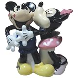 Westland Giftware Mickey InspEARations Retro Mickey and Minnie 4-Inch Magnetic Salt and Pepper Shakers
