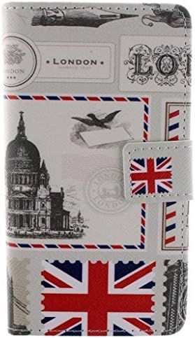 For Sony Xperia M2 Case,PU Leather Stand Wallet Flip Protective Skin Case Cover with Magnetic Closure for Sony Xperia M2 (12-m2)