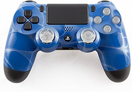 Blue White Swirl PS4 Custom Controller