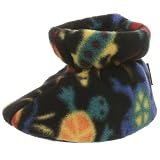 ACORN Toddler/Little Kid Easy Bootie,Black Lizard,0-6 Months (US Infant 0-2 M)