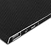 Skinomi Black Carbon Fiber Full Body Skin Compatible with Lenovo Miix 2 11.6 inch (Tablet Only)(Full Coverage) TechSkin with Anti-Bubble Clear Film Screen Protector