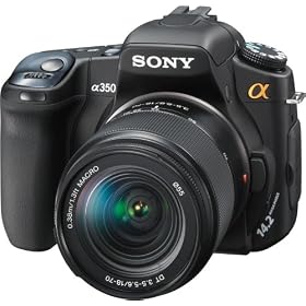 Sony Alpha DSLRA350 14.2MP Digital SLR Camera with Super SteadyShot Image Stabilization