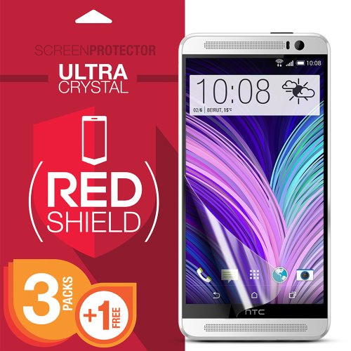HTC-One-M8-Screen-Protector-RedShield-Crystal-Clear-3-Pack--1-more-Invisible-Ultra-High-Definition-Front-Scree