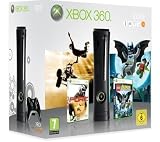 Spielkonsole Xbox 360 Elite Value Pack + Lego Batman + PURE