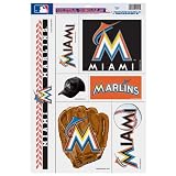 MLB Miami Marlins 11-by-17 Inch Ultra Decal Multiple Designs