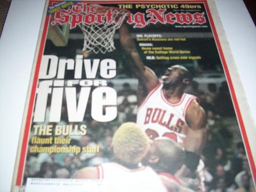 Michael Jordan June 2nd, 1997 Sporting News Collectible Newspaper
