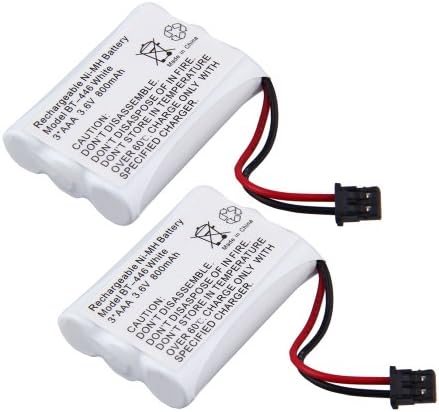 2 Pack Home Cordless Rechargeable Phone Battery for Uniden BT446 ER-P512 800mAh Compatible for BT-446 BP-446 BT-1005 BT1005 DCT646 DCT646-2 DCT6462 DCT648-2 DCT6482 DCT746M DCT746 DCT746-2 DCT7462 DCT748 DCT748-2 DCT7482 DCT6465 DCT6465-2 DCT64652 DCT6485 DCT7488 DCT7488-2 DCT74882 DCX700 DCX650 DCX770 DXC700 ELT560 Base ELBT585 Base ELBT595 Base EXT1460 EXT1465 NCP1154 T4 Series T400 Series