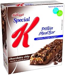 Special K Protein Meal Bar, Chocolatey Chip, 6 - 1.59 oz  Count Bars,  (Pack of 3)