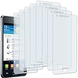 8 x mumbi Displayschutzfolie Samsung i9100 Galaxy S II Displayschutz CrystalClear unsichtbar Folie Galaxy 2 S2 SII Schutzfolie