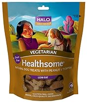 Halo Healthsome dog biscuits peanut 'n pumpkin, 8-Ounce
