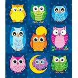 Colorful Owls (stickers) ~ Carson-Dellosa Publishing