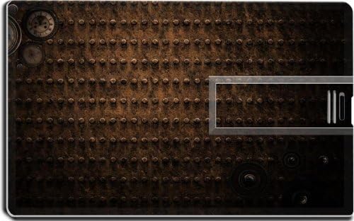 Steampunk Pattern Textures Clock Gear 16G USB Flash Drive 2.0 Memory Stick MSD USB Credit Card Size Customized Support Services Ready Windows Mac Storage External