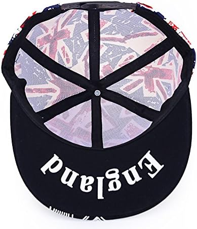 City Young Women's England Flag Print Baseball Snapback Cap