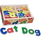 Melissa and Doug Magnetic Wooden Alphabet Letters ~NEW~