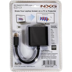 Thunderbolt Hdmi on Amazon Com Mini Displayport To Hdmi Adapter Thunderbolt Compatible