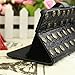 Retro Cool Punk Skull Studs Wallet Crocodile Pu Leather Cover Case for Iphone 6 (4.7 inches)