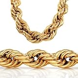 30 inch 20mm GOLD STYLE THICK ROPE RUN DMC DOOKIE HIP HOP CHAIN NECKLACE