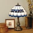 Dallas Cowboys Desk Lamp - Tiffany Style NFL Football Fan Shop Sports Team Merchandise