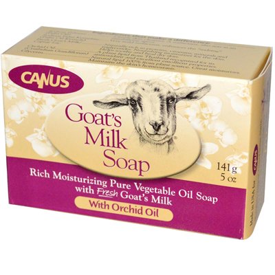 Canus Goat's Milk Soap with Orchid Oil 5-Ounce, 6-Count Bars