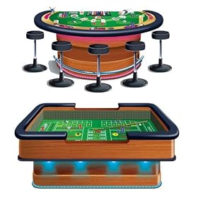 Craps & Blackjack Tables Casino Props Wall Add-Ons
