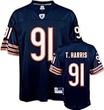 Tommie Harris Reebok NFL Navy Premier Chicago Bears Jersey