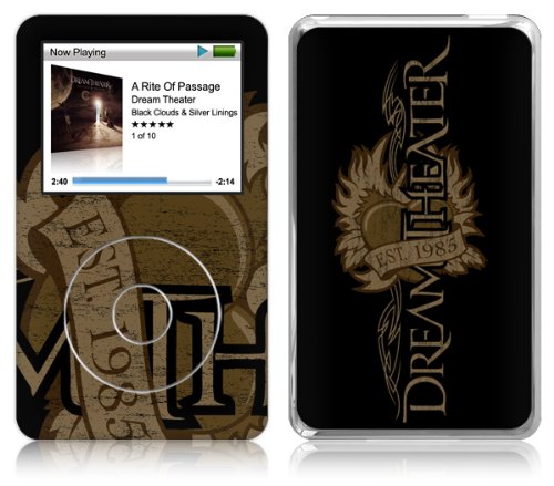 Music Skins iPod Classic用フィルム Dream Theater - Tatto Heart iPod Classic MSRKIPC00275