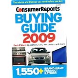 Consumer Reports Buying Guide 2009 1500+ Brand Name Product Ratings