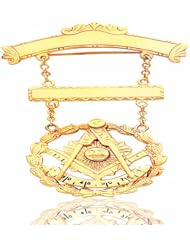 Masonic 10K Yellow Gold Brooches