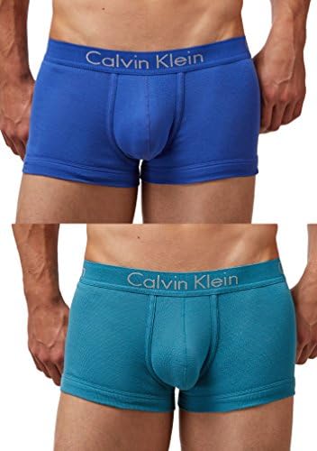 Calvin Klein Men's 2 Pack Body Trunk, Cobalt Water/Odyssey, Medium