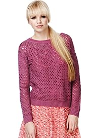 Angel Pure Cotton Open Knit Jumper