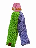 Strawberry Shortcake Head Wrap - Strawberry Shortcake Headband (2pcs Pack - Green n Purple)